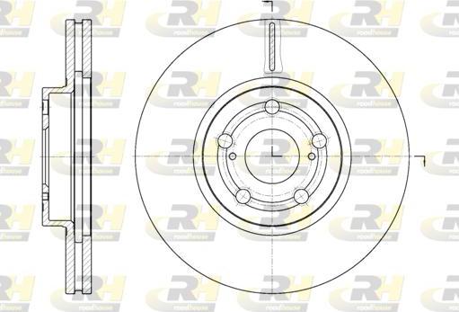 Roadhouse 6701.10 - Тормозной диск www.autospares.lv