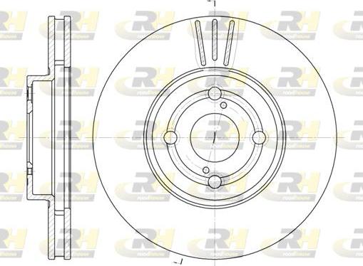 Roadhouse 6703.10 - Bremžu diski www.autospares.lv