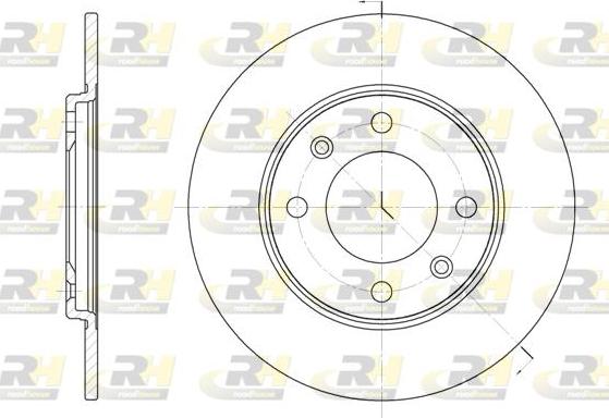 Roadhouse 6714.00 - Тормозной диск www.autospares.lv