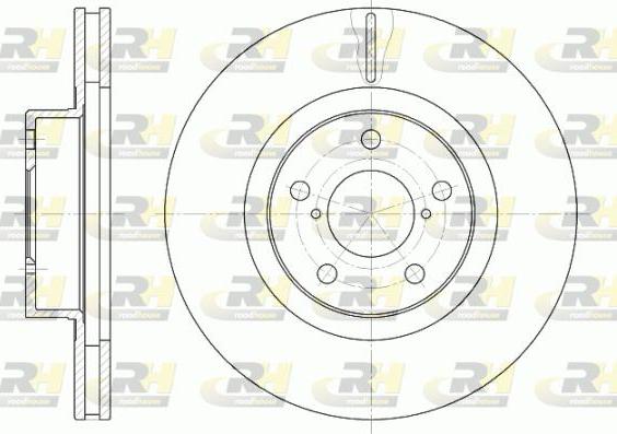 Roadhouse 6715.10 - Brake Disc www.autospares.lv