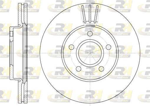 Roadhouse 6710.10 - Bremžu diski www.autospares.lv