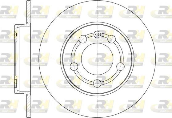 Roadhouse 6718.00 - Bremžu diski www.autospares.lv