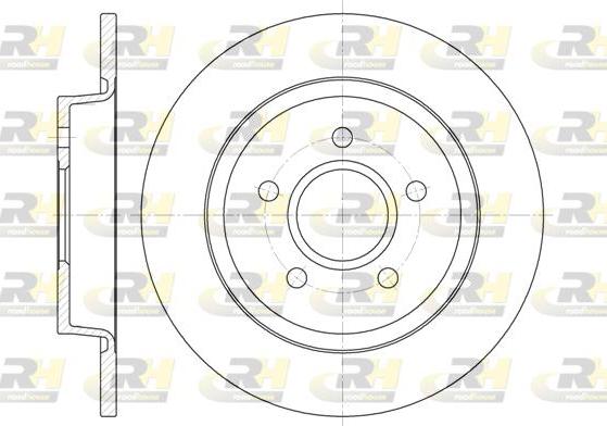 Roadhouse 6712.00 - Brake Disc www.autospares.lv