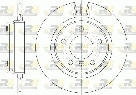 Roadhouse 6722.10 - Тормозной диск www.autospares.lv