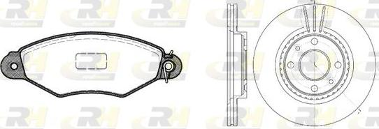 Roadhouse 8643.05 - Bremžu komplekts, Disku bremzes www.autospares.lv