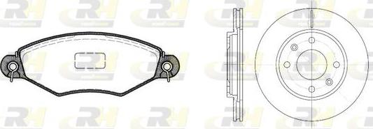 Roadhouse 8643.07 - Дисковый тормозной механизм, комплект www.autospares.lv