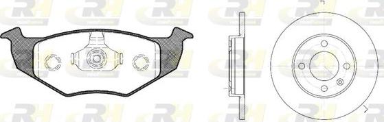 Roadhouse 8609.00 - Дисковый тормозной механизм, комплект www.autospares.lv