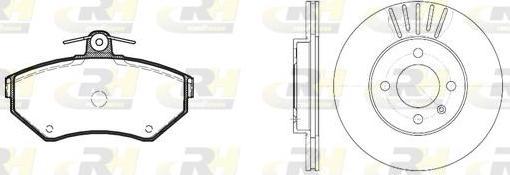 Roadhouse 8631.00 - Дисковый тормозной механизм, комплект www.autospares.lv