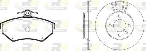 Roadhouse 8631.01 - Дисковый тормозной механизм, комплект www.autospares.lv