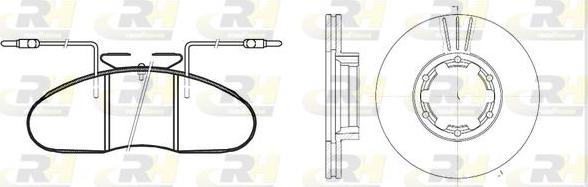 Roadhouse 8048.00 - Bremžu komplekts, Disku bremzes www.autospares.lv