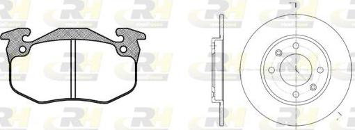 Roadhouse 8144.02 - Дисковый тормозной механизм, комплект www.autospares.lv