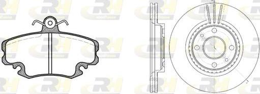 Roadhouse 8141.06 - Дисковый тормозной механизм, комплект www.autospares.lv