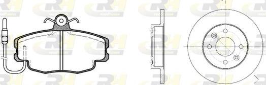 Roadhouse 8141.00 - Bremžu komplekts, Disku bremzes www.autospares.lv