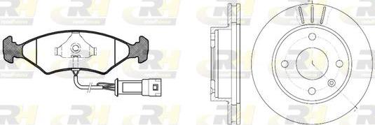 Roadhouse 8119.03 - Bremžu komplekts, Disku bremzes www.autospares.lv