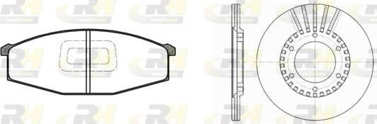 Roadhouse 8129.00 - Bremžu komplekts, Disku bremzes autospares.lv