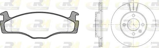 Roadhouse 8171.00 - Brake Set, disc brakes www.autospares.lv