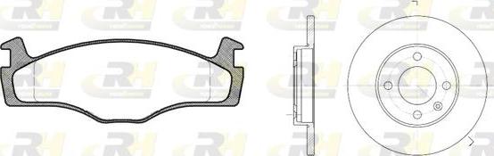 Roadhouse 8171.01 - Brake Set, disc brakes www.autospares.lv