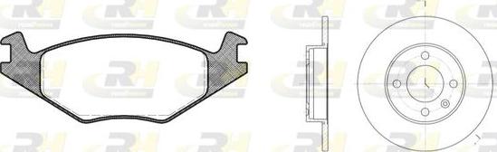 Roadhouse 8171.02 - Brake Set, disc brakes www.autospares.lv