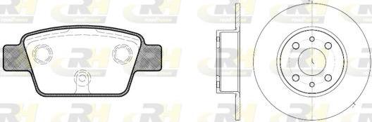 Roadhouse 8861.00 - Bremžu komplekts, Disku bremzes www.autospares.lv