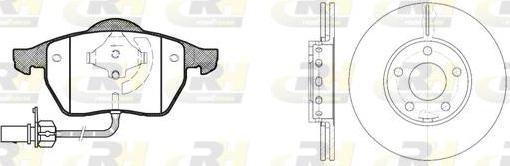 Roadhouse 8390.00 - Дисковый тормозной механизм, комплект www.autospares.lv