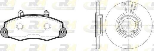 Roadhouse 8391.01 - Bremžu komplekts, Disku bremzes www.autospares.lv