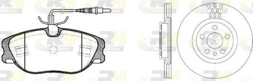 Roadhouse 8305.00 - Brake Set, disc brakes www.autospares.lv