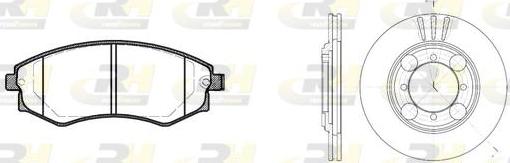 Roadhouse 8318.00 - Bremžu komplekts, Disku bremzes www.autospares.lv