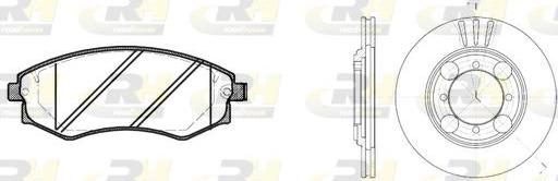 Roadhouse 8318.01 - Bremžu komplekts, Disku bremzes www.autospares.lv