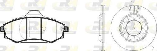 Roadhouse 8318.02 - Bremžu komplekts, Disku bremzes www.autospares.lv