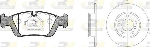 Roadhouse 8384.00 - Дисковый тормозной механизм, комплект www.autospares.lv