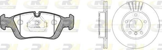 Roadhouse 8384.01 - Дисковый тормозной механизм, комплект www.autospares.lv