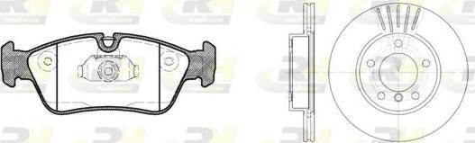 Roadhouse 8384.02 - Bremžu komplekts, Disku bremzes autospares.lv