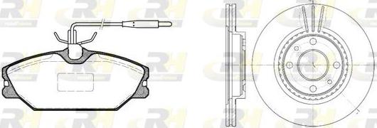 Roadhouse 8208.00 - Bremžu komplekts, Disku bremzes www.autospares.lv