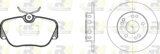 Roadhouse 8284.00 - Bremžu komplekts, Disku bremzes autospares.lv