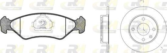 Roadhouse 8285.00 - Дисковый тормозной механизм, комплект www.autospares.lv