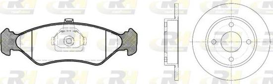 Roadhouse 8285.01 - Bremžu komplekts, Disku bremzes autospares.lv