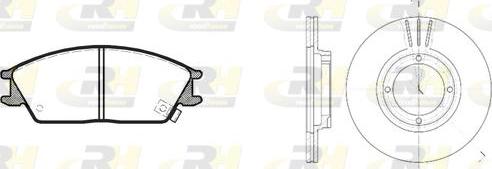 Roadhouse 8224.00 - Bremžu komplekts, Disku bremzes www.autospares.lv