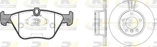 Roadhouse 8270.00 - Brake Set, disc brakes www.autospares.lv