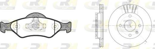 Roadhouse 8765.00 - Bremžu komplekts, Disku bremzes www.autospares.lv