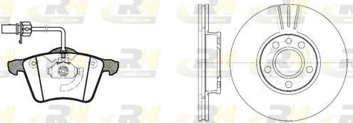 Roadhouse 8721.00 - Дисковый тормозной механизм, комплект www.autospares.lv