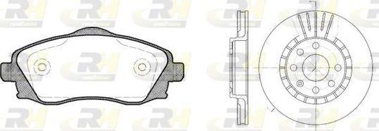 Roadhouse 8774.02 - Дисковый тормозной механизм, комплект www.autospares.lv