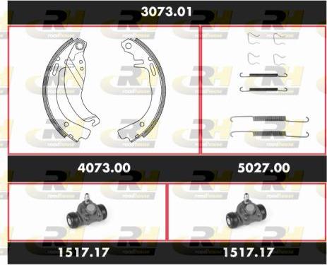 Roadhouse 3073.01 - Bremžu loku komplekts autospares.lv