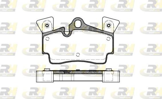 Roadhouse 2996.10 - Тормозные колодки, дисковые, комплект www.autospares.lv