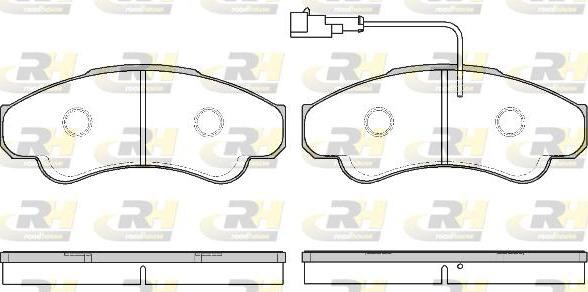 Roadhouse 2959.11 - Brake Pad Set, disc brake www.autospares.lv