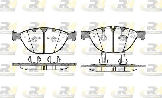 Roadhouse 2958.10 - Bremžu uzliku kompl., Disku bremzes www.autospares.lv