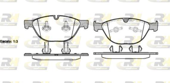 Roadhouse 2958.30 - Bremžu uzliku kompl., Disku bremzes www.autospares.lv