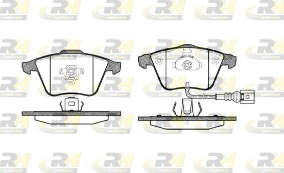 Roadhouse 2964.32 - Тормозные колодки, дисковые, комплект www.autospares.lv