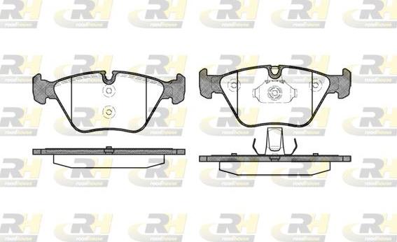 Roadhouse 2963.00 - Brake Pad Set, disc brake www.autospares.lv