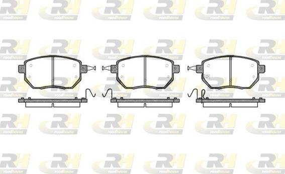 Roadhouse 2985.02 - Bremžu uzliku kompl., Disku bremzes www.autospares.lv