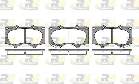 Roadhouse 2988.00 - Bremžu uzliku kompl., Disku bremzes www.autospares.lv